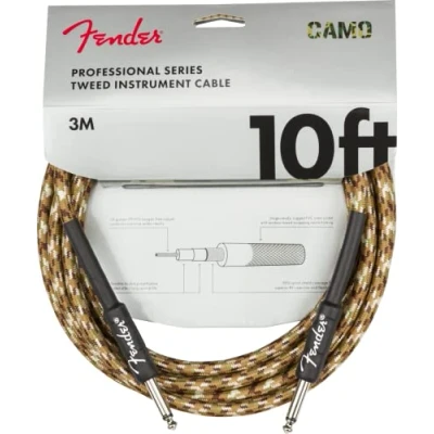 Imagen de Fender® Desert Camo Cable para instrumentos (clavija recta, 3 m)