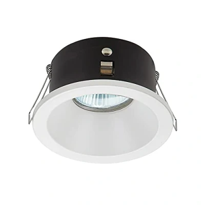 Imagen de wonderlamp Empotrable para baños o exteriores Lutar, IP 65, moderno, Blanco, interior/exterior, Redondo