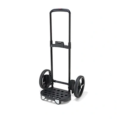Imagen de reisenthel citycruiser Rack Carretilla Resistente y Plegable de Dos Ruedas portátil, con Base Estable, para irte Compras o Transportar Botellas, Compatible Las Bolsas citycruiser, en Negro