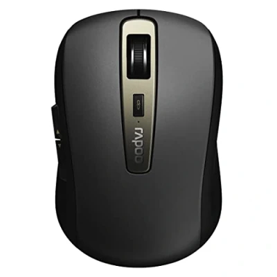 Imagen de Ratón inalámbrico Rapoo MT350, 1600 dpi, Multimodo, Bluetooth 3.0, 4.0 y 2,4 GHz Negro