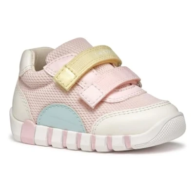 Imagen de Geox B IUPIDOO Girl A, Zapatillas Bebé Niñas, Lt Pink/Watersea, 19 EU