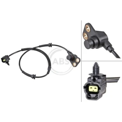 Imagen de A.B.S. 32073 sensor de ABS pasivo 675 negro