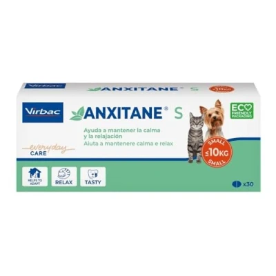 Imagen de Virbac Anxitane S Paquete doble 2 x 30 comprimidos