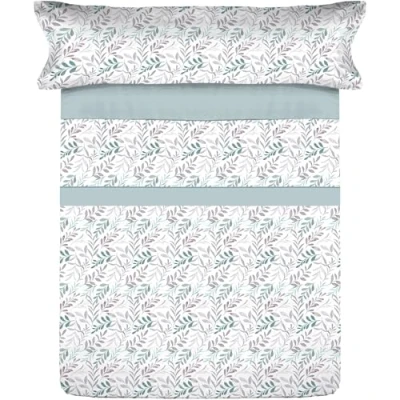 Imagen de Donegal Collections Juego de Sabanas Cama 150 150x190 Dnan Aqua Ropa 3 Piezas Incluye Sabana Bajera, Encimera y Funda Almohada Microfibra Extra Suave