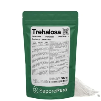 Imagen de SaporePuro Trehalosa 500 gr Menos dulce que un Azúcar normal de bajo índice glucémico
