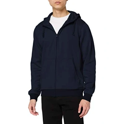 Imagen de CliQue Basic Full Zip Hoody Sudadera con Capucha, Azul (Dark Navy 580), XXXL para Hombre