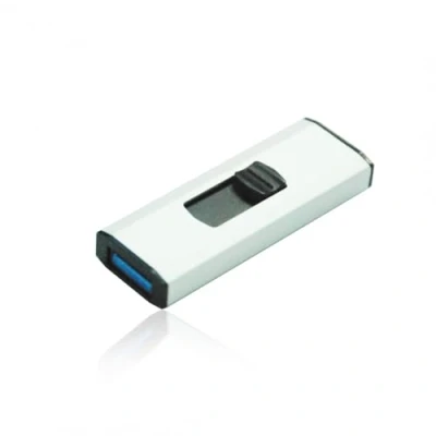 Imagen de Mediarange 813011 mr919 Unidad Flash USB 256 GB 3.0 (3.1 Gen 1) Tipo a Negro, Plata 100 MB/s Slide