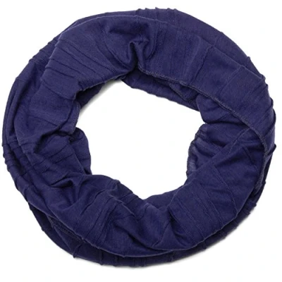Imagen de styleBREAKER fular de tubo clásico con motivo pliegues, unisex 01018082, color:Púrpura