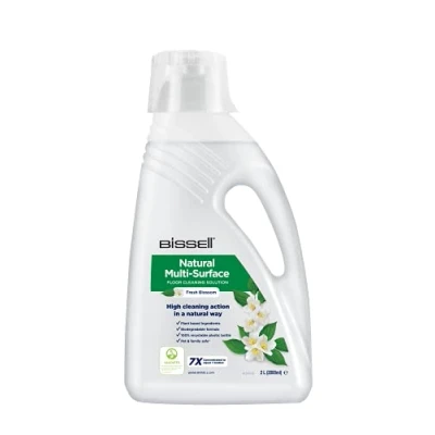 Imagen de BISSELL Solución Limpieza Natural Multisuperficies , Agente Limpiador Concentrado Suelos para CrossWave, SpinWave, SpinWave Robot y HydroWave Aroma Floral Seguro Mascotas 2 Litros 30961