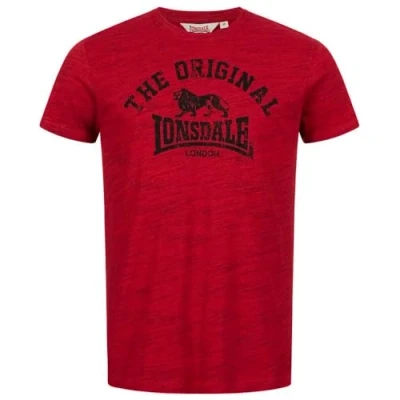 Imagen de Lonsdale Original Camiseta, Marl Red/Black, L para Hombre