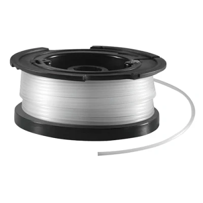 Imagen de BLACK+DECKER Bobina con hilo de 10m y 1.6mm diámetro, compatible cortabordes desbrozadora alimentación Reflex Simple 1 hilo, modelos GL280, GL301, GLC13, GLC2500, GLC3000, A6481