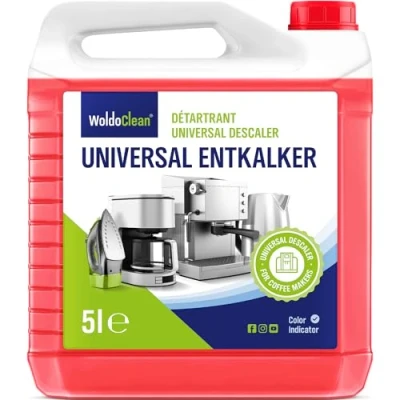 Imagen de Descalcificador para cafetera concentrado liquido 5 litros Compatible con marcas Delonghi Dolce Gusto Nespresso Seaco, Krups Senseo