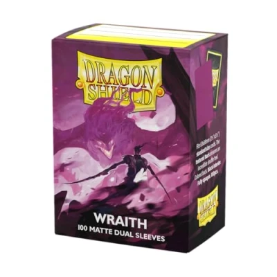 Imagen de Arcane Tinmen Dragon Shield, Matte Dual Wraith Alaric: Chaos (púrpura) 100 ct, Las fundas para tarjetas MTG son lisas y resistentes, compatibles con Pokemon &amp; Magic The Gathering, AT 15056