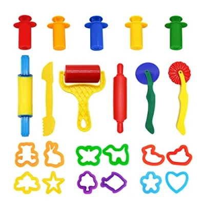 Imagen de WONDERFORU Herramientas de Plastilina, 11 Piezas para modelar la Masa cocinar Juguete Educativos Niños Bebé Infantil (11 Piezas)