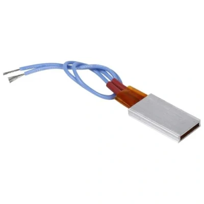 Imagen de Elemento calefactor PTC AC/DC 12V termostático Cerámico Carcasa de aluminio calefacción Temperatura constante Placa calefactora Mini (3 opcionales) (Tamaño: 110 ℃)