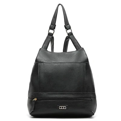 Imagen de MISAKO Suli mochila antirrobo Bolso de mujer casual pequeña y espaciosa Negro 30 X 28 11 cm