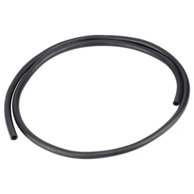 Imagen de stonylab Negro Látex Tubos de Goma, Pedazo Continuo Altamente Elástico y Fuerte Puro Tubería Tubo Caucho Natural 9 mm OD 6 ID, 1 Meter