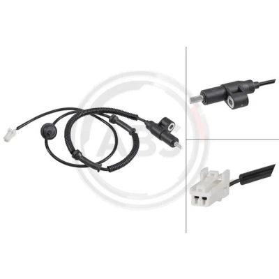 Imagen de A.B.S. 31888 sensor de ABS pasivo 1030 blanco