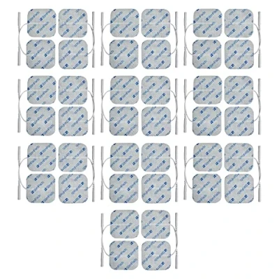 Imagen de StimPads Electrodos TENS/EMS, Paquete de 40 Almohadillas electrodo x mm con Conector Pin 2 duraderos Dispositivo médico