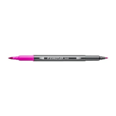 Imagen de Staedtler aquarell Journey 3001 20 Rotulador de doble fibra (magenta, punta fina y pincel flexible, 10 rotuladores magenta)