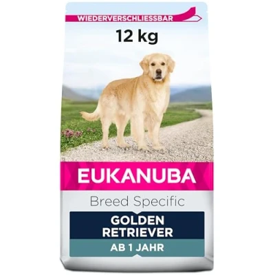 Imagen de EUKANUBA Breed Specific alimento seco para perros golden retriever adultos, óptimamente adaptado a la raza 12 kg