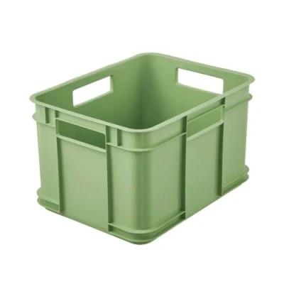 Imagen de keeeper Caja de almacenamiento EURO BOX, colección Bruno ECO, tamaño M, 35x27x22, ECO Verde