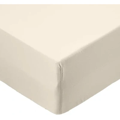 Imagen de Amazon Basics FTD, Sábanas Ajustables, 90 x 190 30 cm, Beige