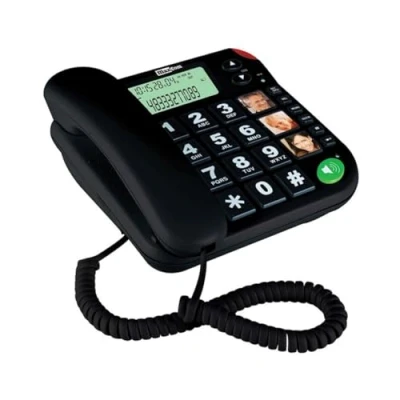 Imagen de Maxcom KXT480CZ Teléfono Fijo, Negro