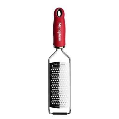 Imagen de Microplane Gourmet Series Rallador, Acero Inoxidable Plástico, Rosso, Coarse