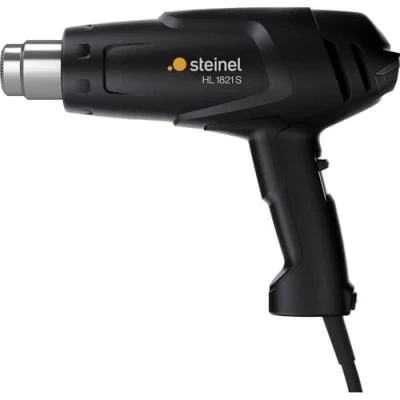 Imagen de Steinel HL 1821 S Pistola de aire caliente, en color negro, con consumo 1800 W, temperatura 550 C, 2 niveles soplado, seguridad térmica y cable 2,2 metros