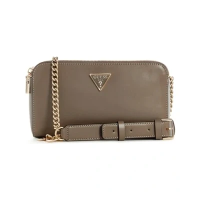 Imagen de Guess Daryna Status Crossbody Bandolera, Mujer, Talla: One Size, Dark taupe