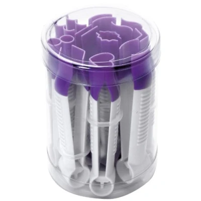 Imagen de Ibili Set 10 Pinzas para Fondant, Stainless Steel, Morado, Centimeters