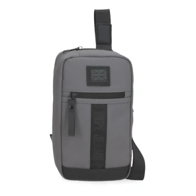 Imagen de Pepe Jeans Hoxton Bandolera Gris 14x25x6 cms Poliéster y PU by Joumma Bags