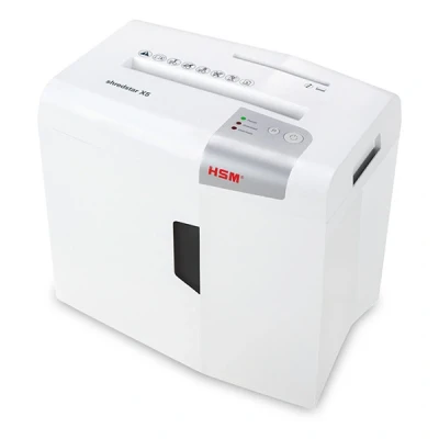 Imagen de HSM Shredstar X5 Destructora de documentos, 4.5 x 30 mm, color blanco plata