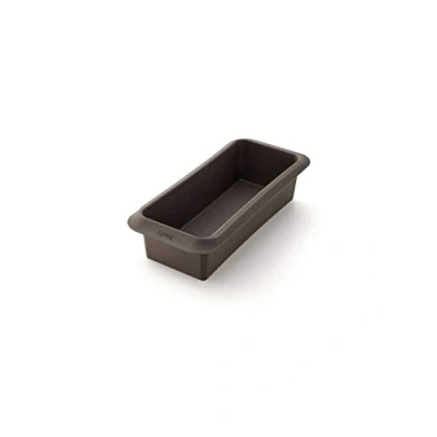 Imagen de Lékué Molde silicona platino para Hacer Pan casero, Silicona, marrón, 25 cm