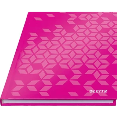 Imagen de Leitz Wow Cuaderno de tapa rígida, A5, Rosa (Rosa Brillante)