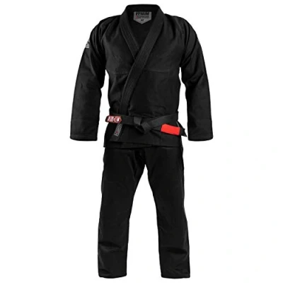 Imagen de Venum Contender EVO Kimono De Jiu Jitsu Brasileño/BJJ Gi, Unisex Adulto, Negro, A5