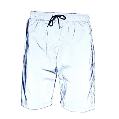 Imagen de NewL Pantalones Cortos Reflectantes para Hombre Gris (M)
