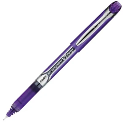Imagen de Pilot V7 Grip Bolígrafo roller (0,7 mm, 12 unidades), color morado