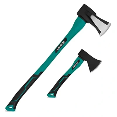 Imagen de VONROC hacha de cañón y mano cabeza acero endurecido mango fibra vidrio 79 cm 3900gr/35cm 950gr