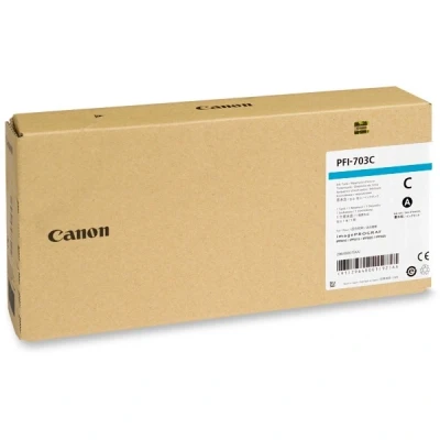 Imagen de Canon PFI 703C cartucho de tinta cian XL(original)