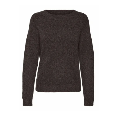 Imagen de Vero Moda Vmdoffy LS Oneck GA NOOS Jersey de punto, Mujer, Talla: XS, Chocolate torte