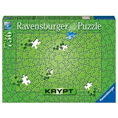 Imagen de Ravensburger Puzzle Krypt: Verde Neón, Puzzles para Adultos y Niños, Rompecabezas Adultos, 736 Piezas Redondas, USA Pegamento enmarcar, Pasatiempos Regalos