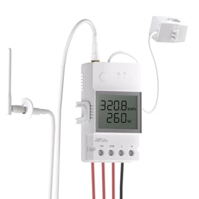 Imagen de SONOFF POWCT 16A Interruptor de luz Inalámbrico Wi Fi Inteligente con Monitoreo Energía, Módulo DIY Universal para Domótica. Funciona Alexa, Google Home, IFTTT Certificado Personas