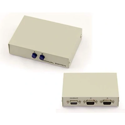 Imagen de KALEA INFORMATIQUE RS232 Serial Sharing Box Conmutador de 2 puertos RS 232. Reversible, entradas a 1 salida O entrada salidas