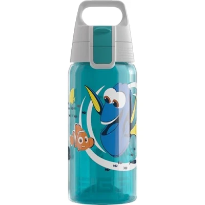 Imagen de SIGG VIVA ONE Dory cantimplora infantil (0.5 L), botella transparente sin sustancias nocivas y con tapa hermética, para niños usar una mano