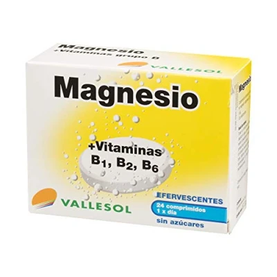 Imagen de VALLESOL magnesio + vitaminas B1, B2, B6 caja 24 uds