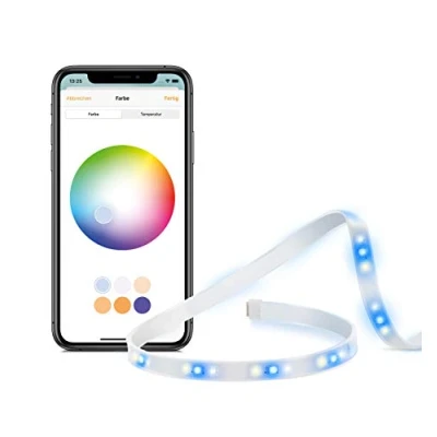 Imagen de Tira LED Eve Light Strip, Inteligente, Hasta 10 m, 1800 lúmenes, Iluminación adaptativa, Control por voz, Blanco