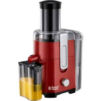 Imagen de Russell Hobbs Licuadora Desire Jarra de Zumo 750 ml, Boquilla Extragrande 75 mm para Frutas Enteras, Depósito Pulpa 2 L, Velocidades, Piezas Lavables en Lavavajillas, Rojo 24740 56