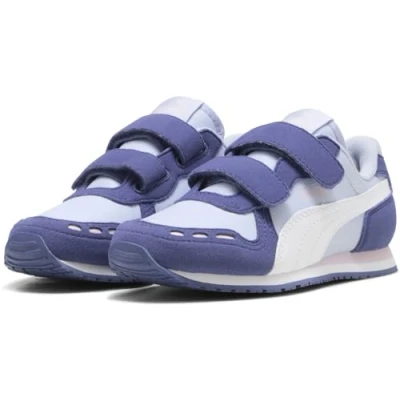 Imagen de Puma Cabana Racer 20 Unisex Zapatillas para niños, Talla: 28, Cool weather/white/blue crystal/rose mauve Zapatos